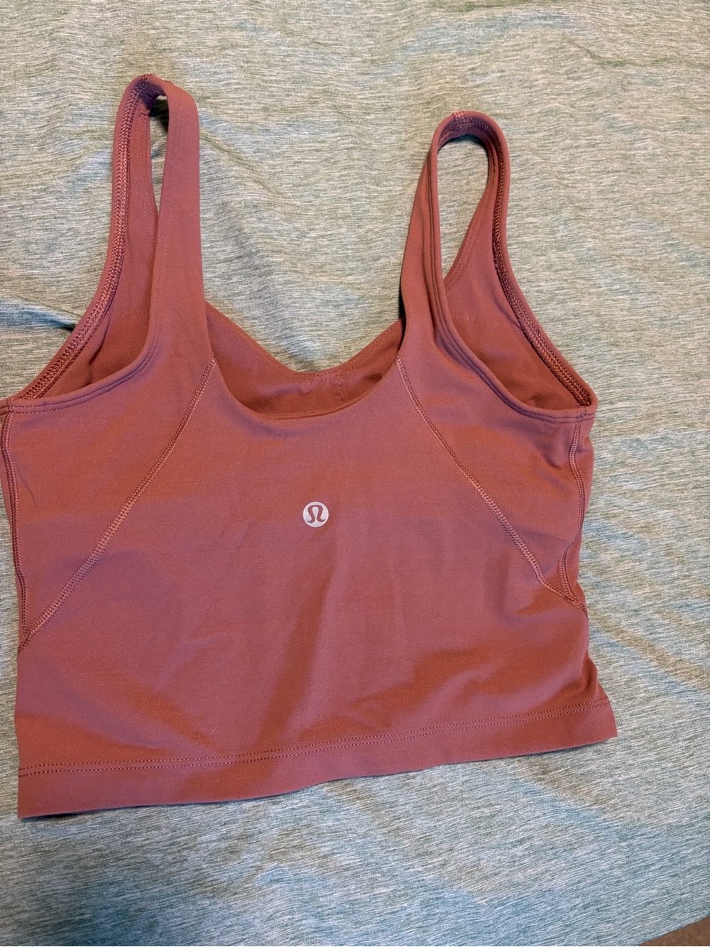 lululemon athletica Mauve Tank Top - Cropped Support Top